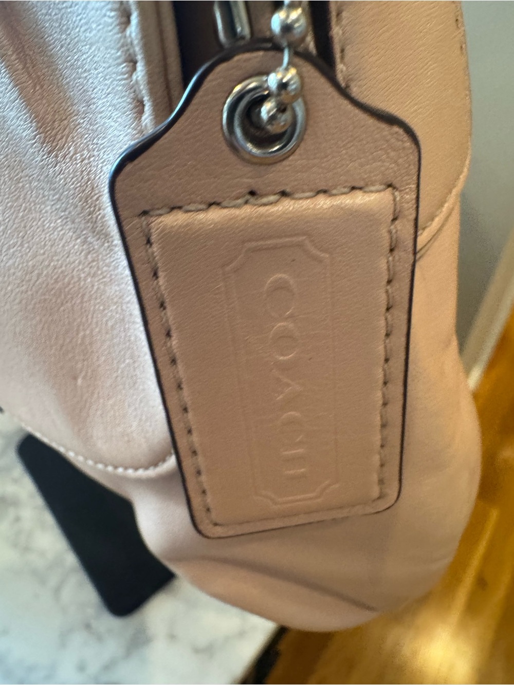 Coach - SoHo Pleated Flap Shoulder Bag - Peachy Pearl 2012 - Picture 3 of 12